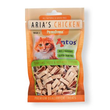 Лакомство Antos Cat PrimaDonna Aria's Chicken - 100 гр 00000008130 снимка