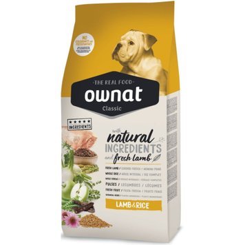 Суха храна Ownat Dog Classic Lamb & Rice, 4 кг 00000005357 снимка