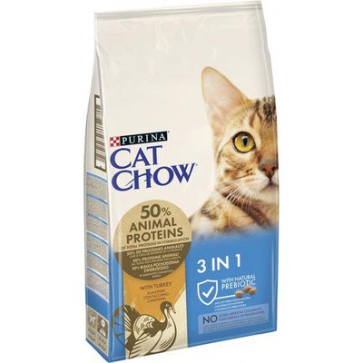 Суха храна Purina Cat Chow Feline 3in1 - 15 кг 00000003441 снимка