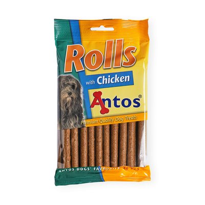 Лакомство Antos Dog Rolls Chicken - 20 бр 00000008222 снимка