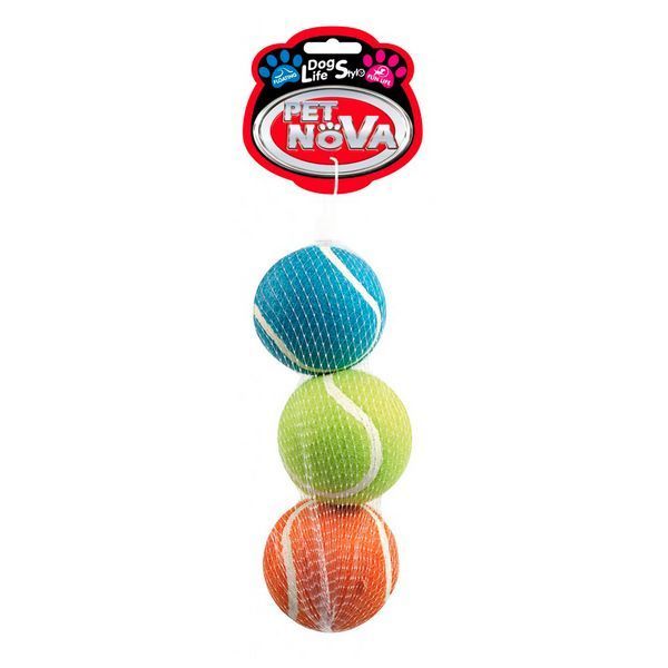 Мяч Pet Nova tennis ball - 3 шт 00000007146 фото