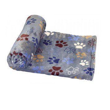 Одеяло Nobby Fleece Plaid "Lissi" Classic dark-grey, 100x150 cm 00000007225 снимка
