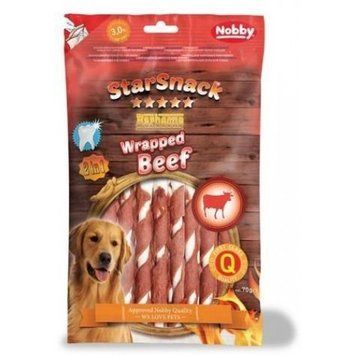 Лакомство Nobby StarSnack Barbecue Wrapped Beef - 70 гр (70150) 00000000906 снимка