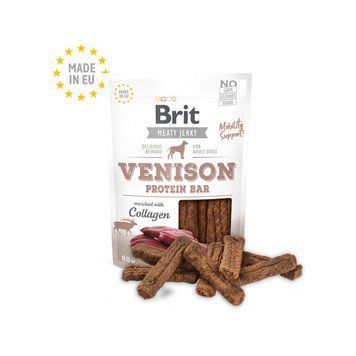 Лакомство Brit Jerky Snack &ndash;Venison Protein bar - 80 гр 00000005155 снимка