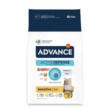 Сухой Корм Advance Cat Sensitive Salmon&Rice, 10 кг 00000006286 фото