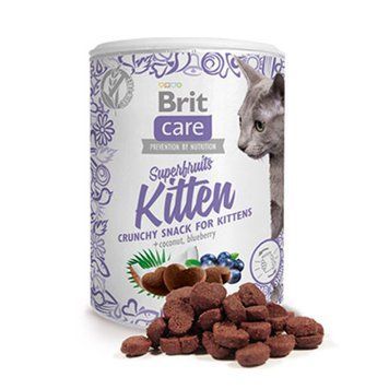 Лакомство Brit Care Cat Snack Superfruits Kitten - 100 гр 00000005234 фото