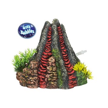 Декор Nobby Aqua Ornaments "VOLCANO" - w/ plants - 14x13x12,5 cm 00000003015 снимка