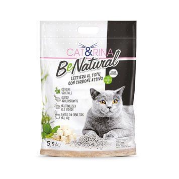 Пълнител за тоалетна Record Cat&Rina BeNatural с активен въглен - 5,5 л 00000006120 снимка