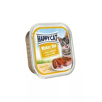 Храна Happy Cat Minkas Duo Beef & Rabbit - 100 гр 00000000199 снимка