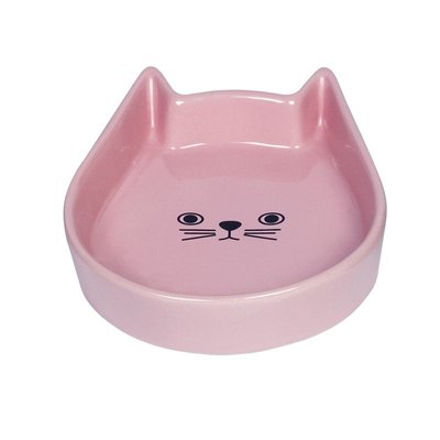 Купа Nobby Ceramic cat dish "Kitty Face" - 200 мл, Pink 00000002837 снимка
