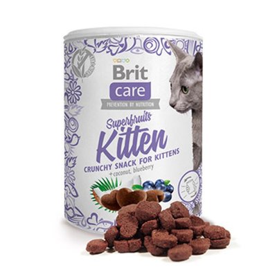 Лакомство Brit Care Cat Snack Superfruits Kitten - 100 гр 00000005234 снимка