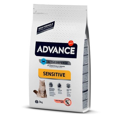 Суха храна Advance Cat Sensitive Salmon&Rice, 10 кг 00000006286 снимка