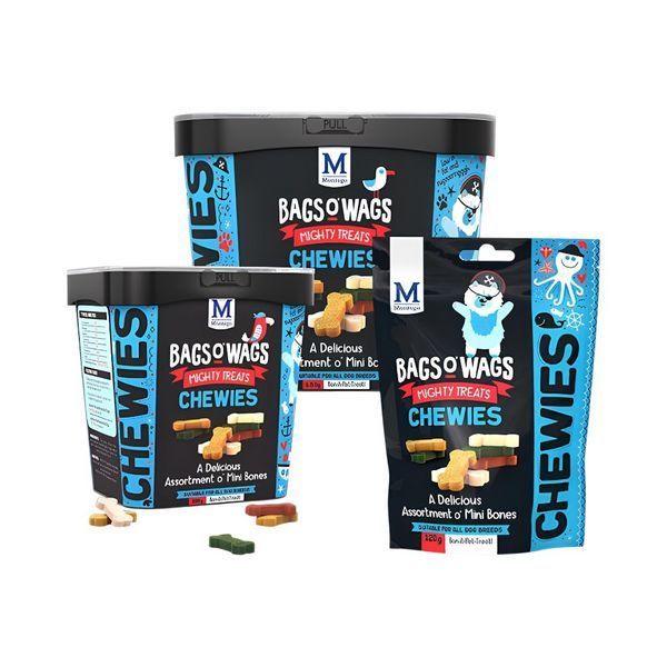 Лакомство Montego Bags O&rsquo; Wags Chewies A Delicious Assortment o&rsquo; Mini Bones, 500 гр 00000010205 снимка