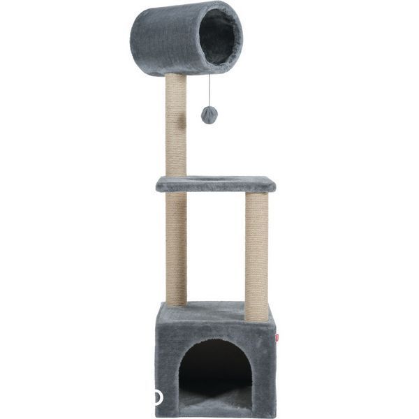 Драскалка Zolux Trio Cat Tree с къщичка и три площадки - 41х47х124 cm, Grey 00000006175 снимка