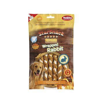 Лакомство Nobby StarSnack BBQ Wrapped Rabbit - 113 гр (50416) 00000000929 снимка