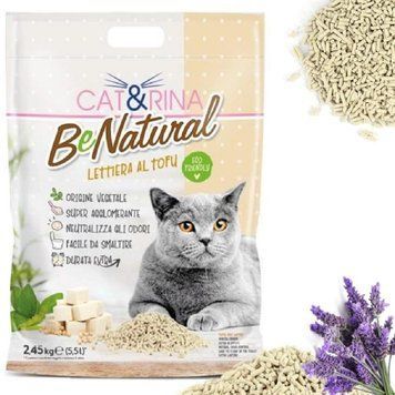 Пълнител за тоалетна Record Cat&Rina BeNatural TOFU Lavander с лавандулов аромат - 5,5 л 00000006119 снимка