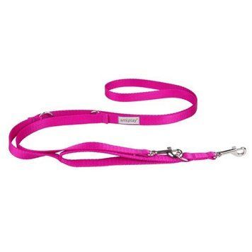 Поводок Amiplay Samba S 100-200X1,5 cm, Розовый 00000008687 фото