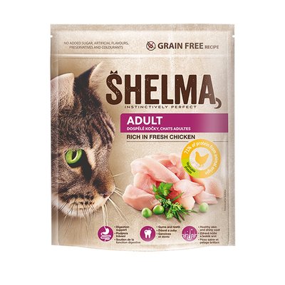 Храна Shelma For Adult Cats Rich in Fresh Сhicken - 750 гр 00000000696 снимка