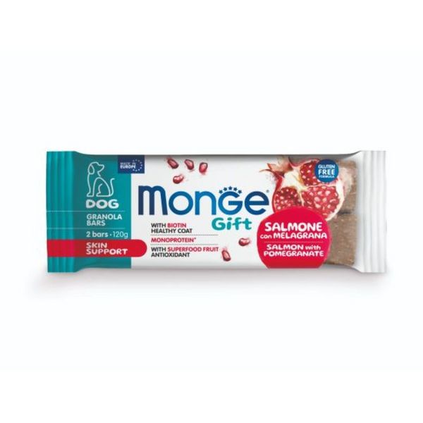 Лакомство Monge Dog Gift Granola Bars Skin Support - 120 гр 00000004101 снимка