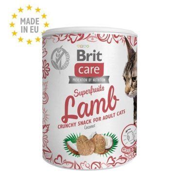Лакомство Brit Care Cat Superfruits Lamb - 100 гр 00000005239 фото
