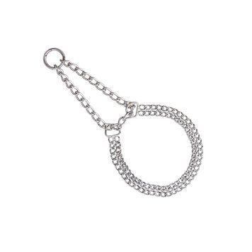 Ошейник Nobby Chains choker, two rows - Chrome, M-L 00000001922 фото