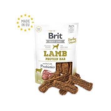 Лакомство Brit Jerky Snack - Lamb Protein bar - 80 гр 00000005152 снимка