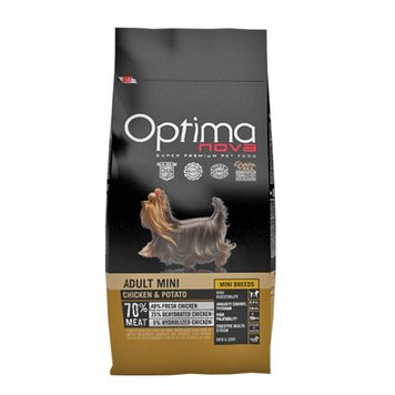 Храна Visan Optima Nova Adult Mini Chicken and Potato, 2 кг 00000000766 снимка