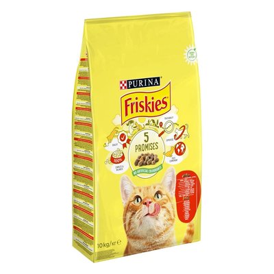 Суха храна Purina Friskies ADL with Beef, Chicken and Vegetables - 10 кг 00000003462 снимка