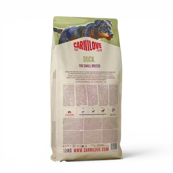 Суха храна Carnilove True Fresh Dog Dry Duck for Adult Small Breeds, 12 кг 00000010289 снимка