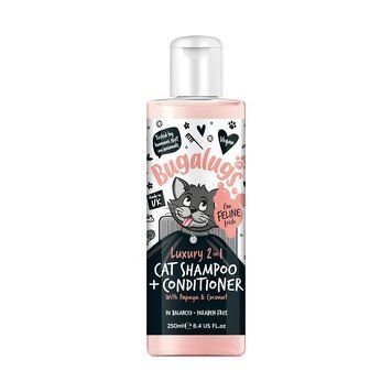 Шампунь Bugalugs Luxury 2 in 1 Cat with Papaya & Coconut, 250 мл 00000009459 фото