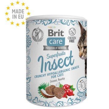 Лакомство Brit Care Cat Superfruits Insect - 100 гр 00000005238 фото