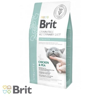 Суха храна Brit Veterinary Diets Cat Struvite, 2 кг 00000005293 снимка