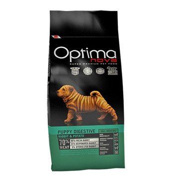 Корм Visan Optima Nova Puppy Digestive Rabbit & Potato, 12 кг 00000000799 фото