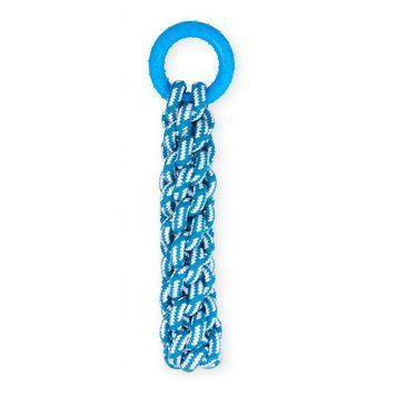 Въже Pet Nova with rubber ring - 30 cm, Blue 00000007123 снимка