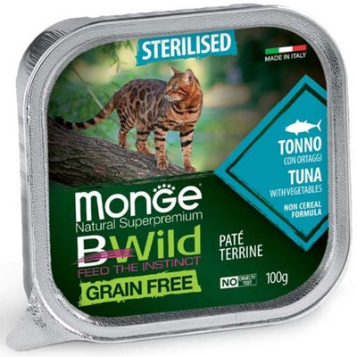 Пастет Monge Bwild Grain Free Sterilised Tuna with Vegetables - 100 гр 00000004074 снимка