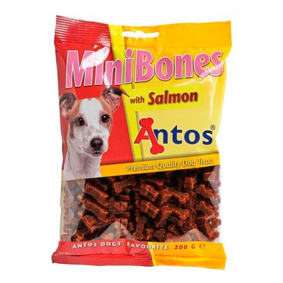 Лакомство Antos Dog Mini Bones Salmon - 200 гр 00000008207 снимка