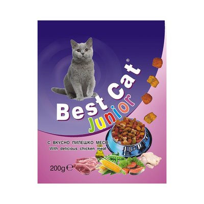 Храна Best Cat Junior - 200 гр 00000000532 снимка
