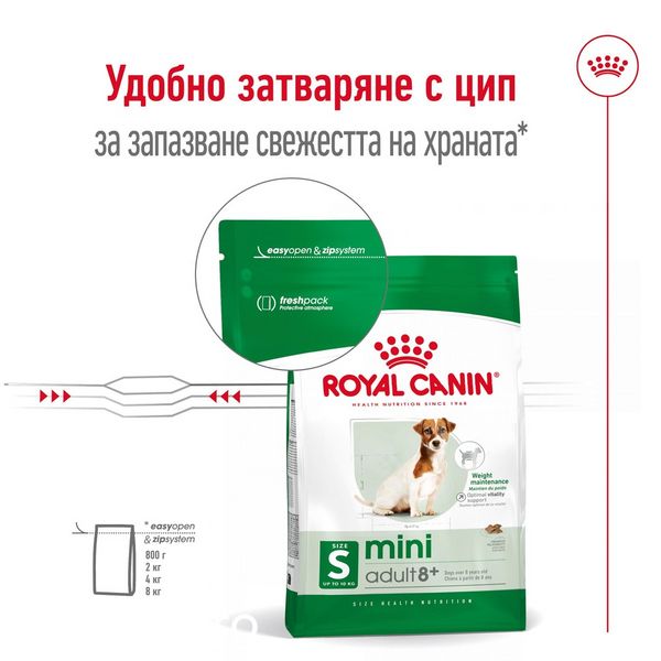 Храна Royal Canin SHN Mini Adult 8+, 2 кг 00000002733 снимка
