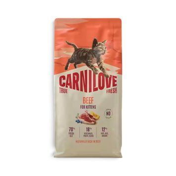 Суха храна Carnilove True Fresh Cat Dry Beef for Kittens, 6 кг 00000010386 снимка