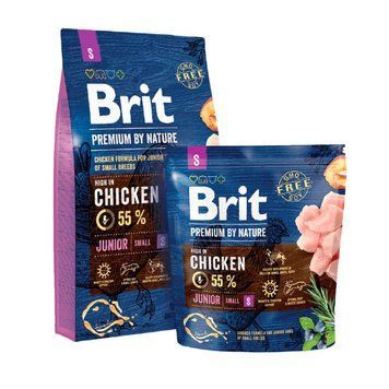 Сухой корм Brit Premium Junior S by Nature, 3 кг 00000005050 фото