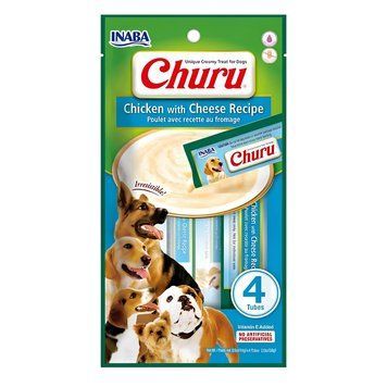 Лакомство Ciao Churu Dog Treats Chicken with Cheese Recipe 4x14 гр 00000010188 снимка