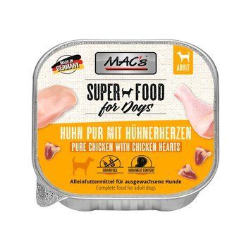 Пастет MAC's Dog Chicken with Whole Poultry Hearts - 150 гр 00000007908 снимка