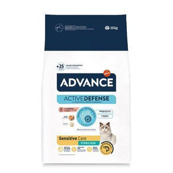 Сухой Корм Advance Cat Sterilized Sensitive salmon, 10 кг 00000006291 фото