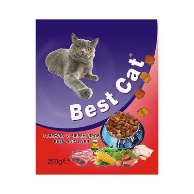 Храна Best Cat Beef and Liver - 200 гр 00000000530 снимка