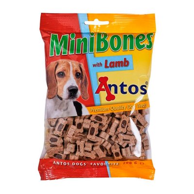 Лакомство Antos Dog Mini Bones Lamb - 200 гр 00000008206 снимка