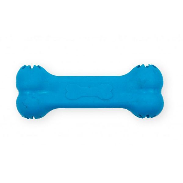 Играчка Pet Nova rubber bone - 11 cm, Blue 00000007077 снимка