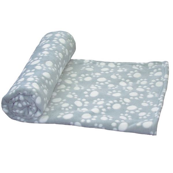 Одеяло Nobby Fleece Plaid "EMMI" Classic Grey, 50x75 cm 00000001518 снимка