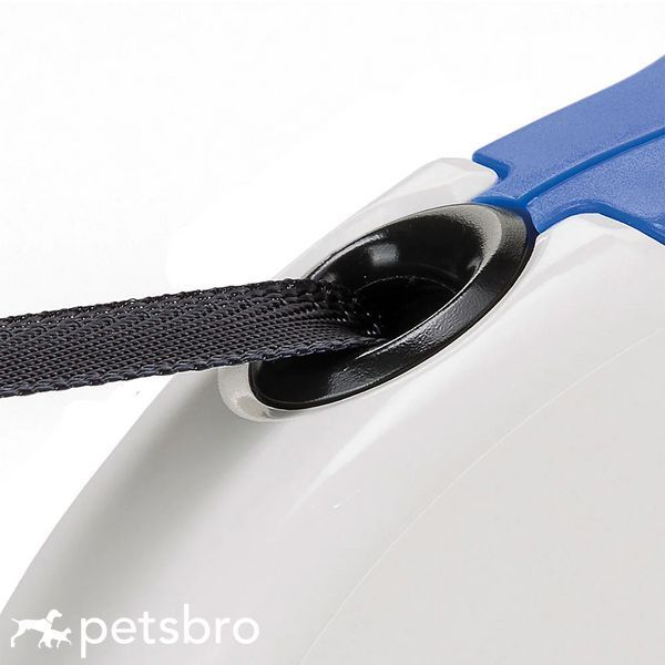 Поводок-рулетка Ferplast Amigo Tape Blue-White, L 00000004932 фото
