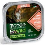 Паштет Monge Bwild Grain Free Adult Salmon with Vegetables - 100 гр 00000004072 фото