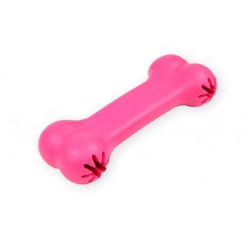 Играчка Pet Nova rubber bone - 11 cm, Pink 00000007078 снимка